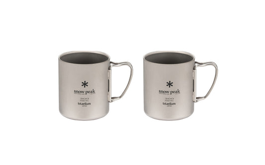 Ti-double wall mug 300 2pcs set